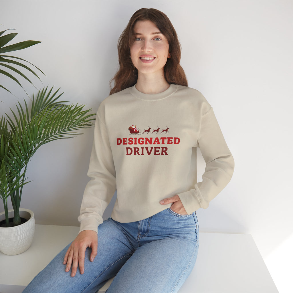 "Designated Driver" Holiday crewneck sweatshirt