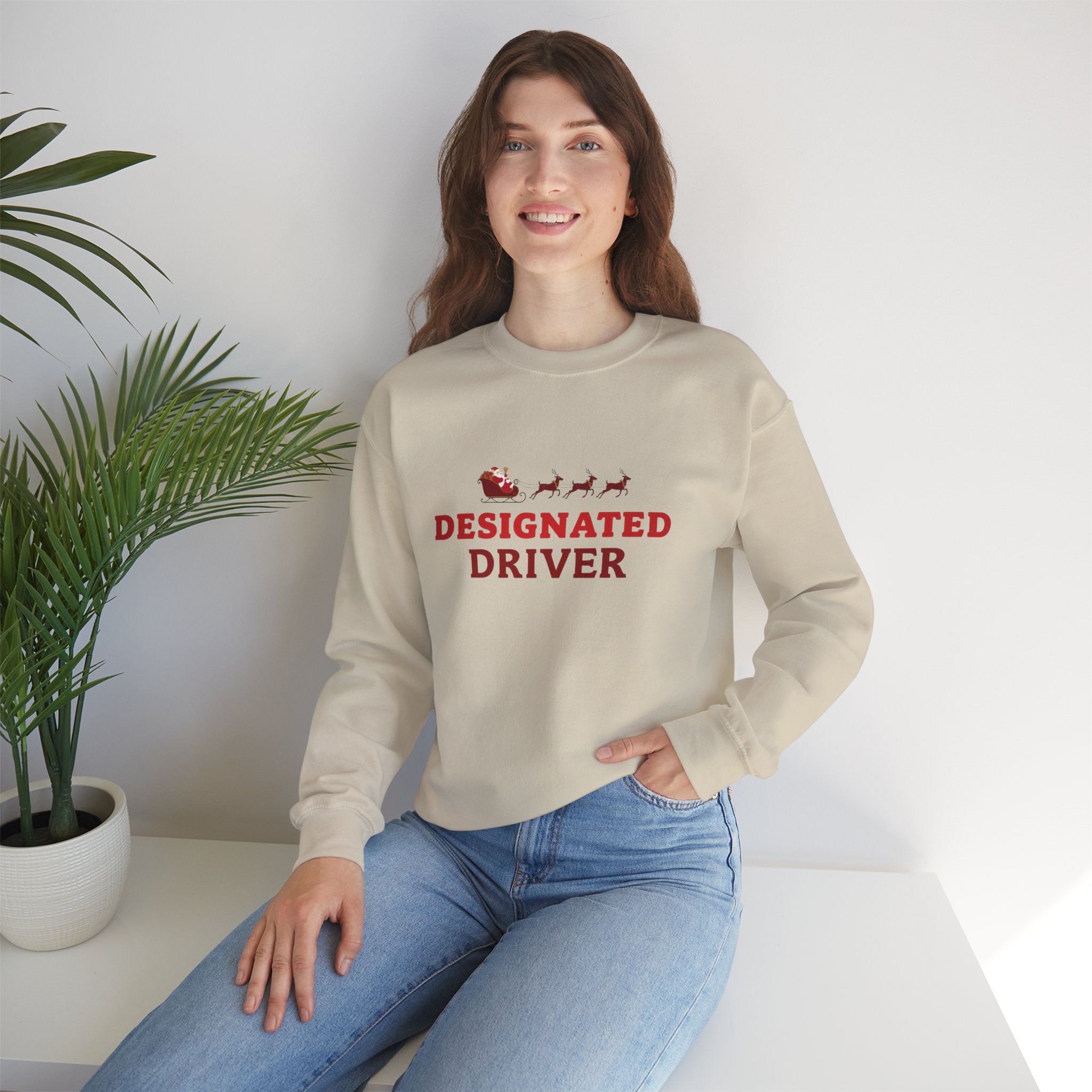 "Designated Driver" Holiday crewneck sweatshirt