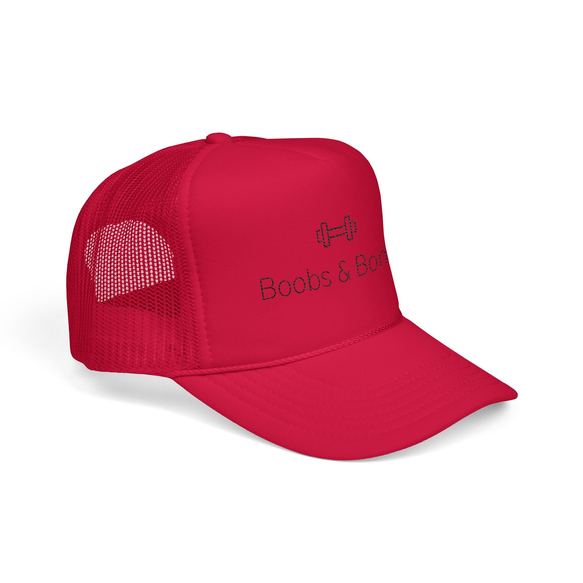Boobs & Bones logo trucker hat