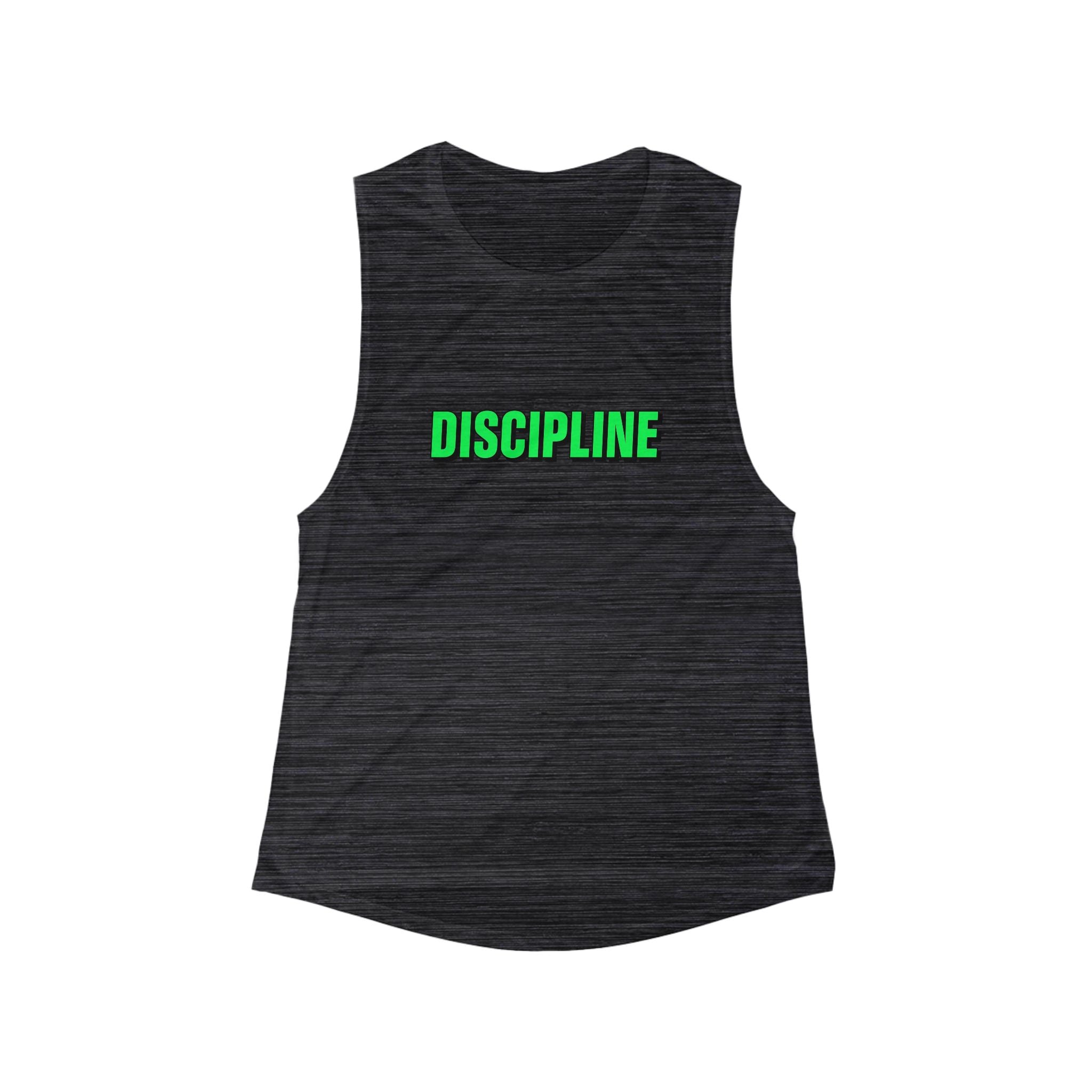 Muscle Tank, Gym Tank, Fitness Top, Sleeveless Shirt, Workout Tank, Trendy Women's Tank, DISCIPLINE