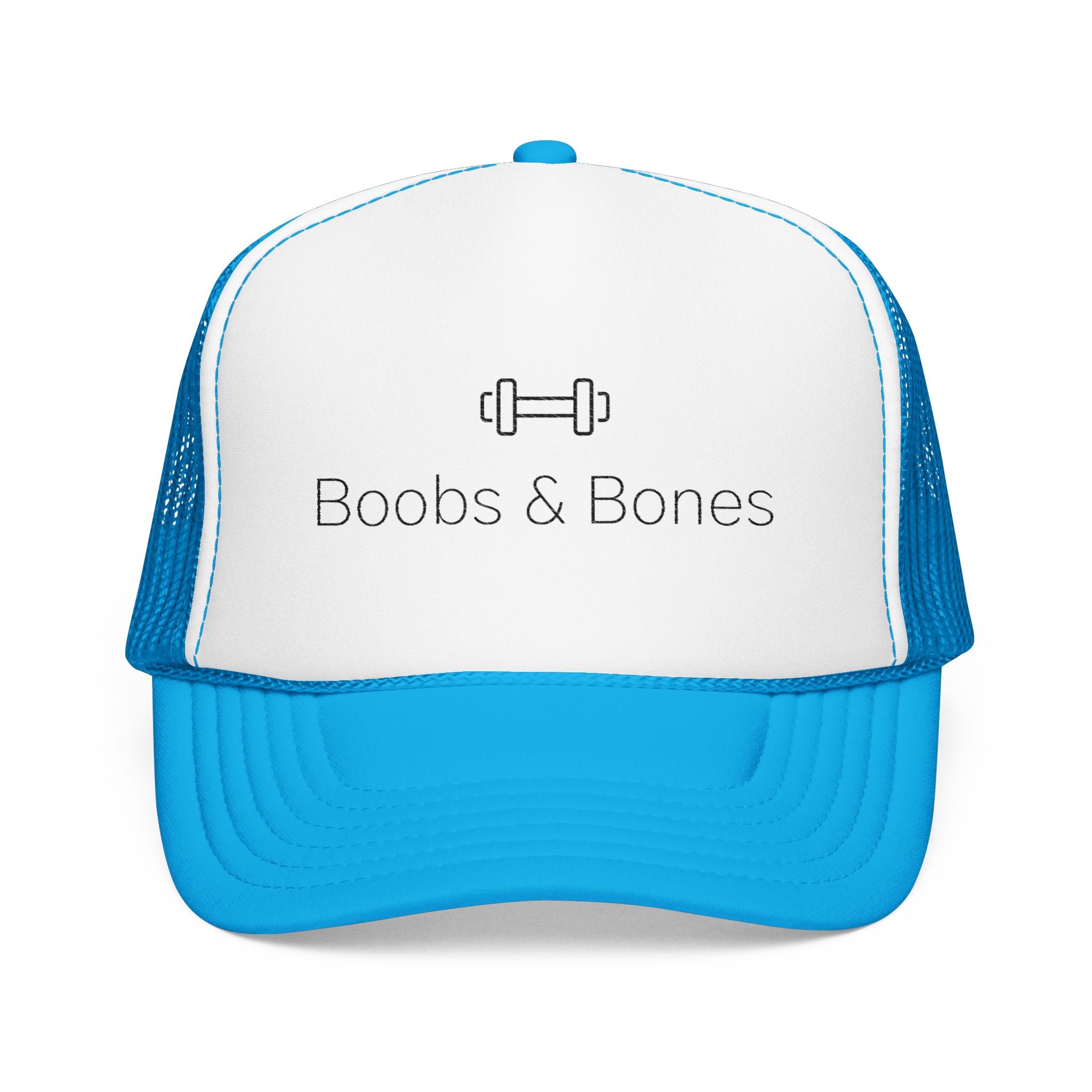 Boobs & Bones logo trucker hat