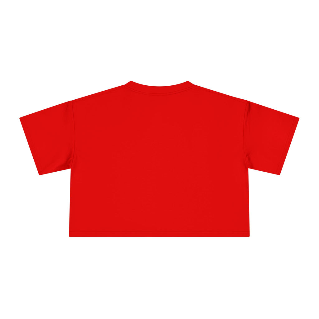 "Skinny is the outfit" fitness crop tee