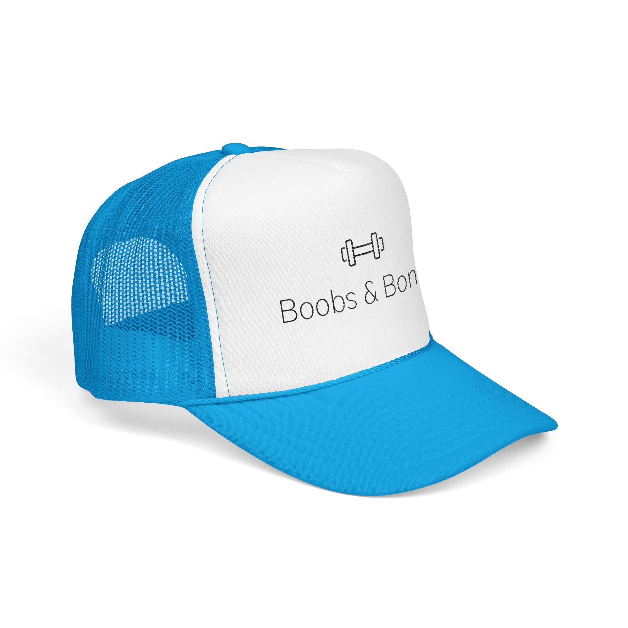 Boobs & Bones logo trucker hat