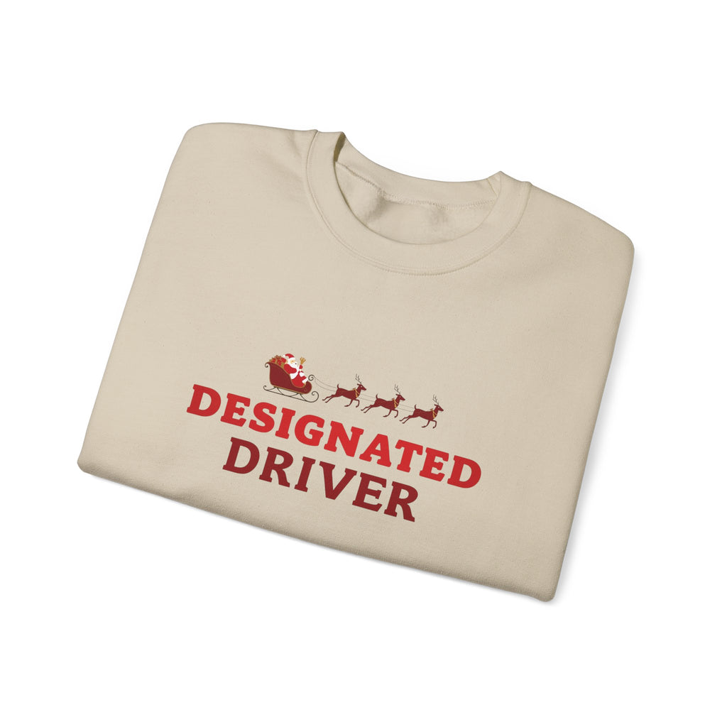 "Designated Driver" Holiday crewneck sweatshirt