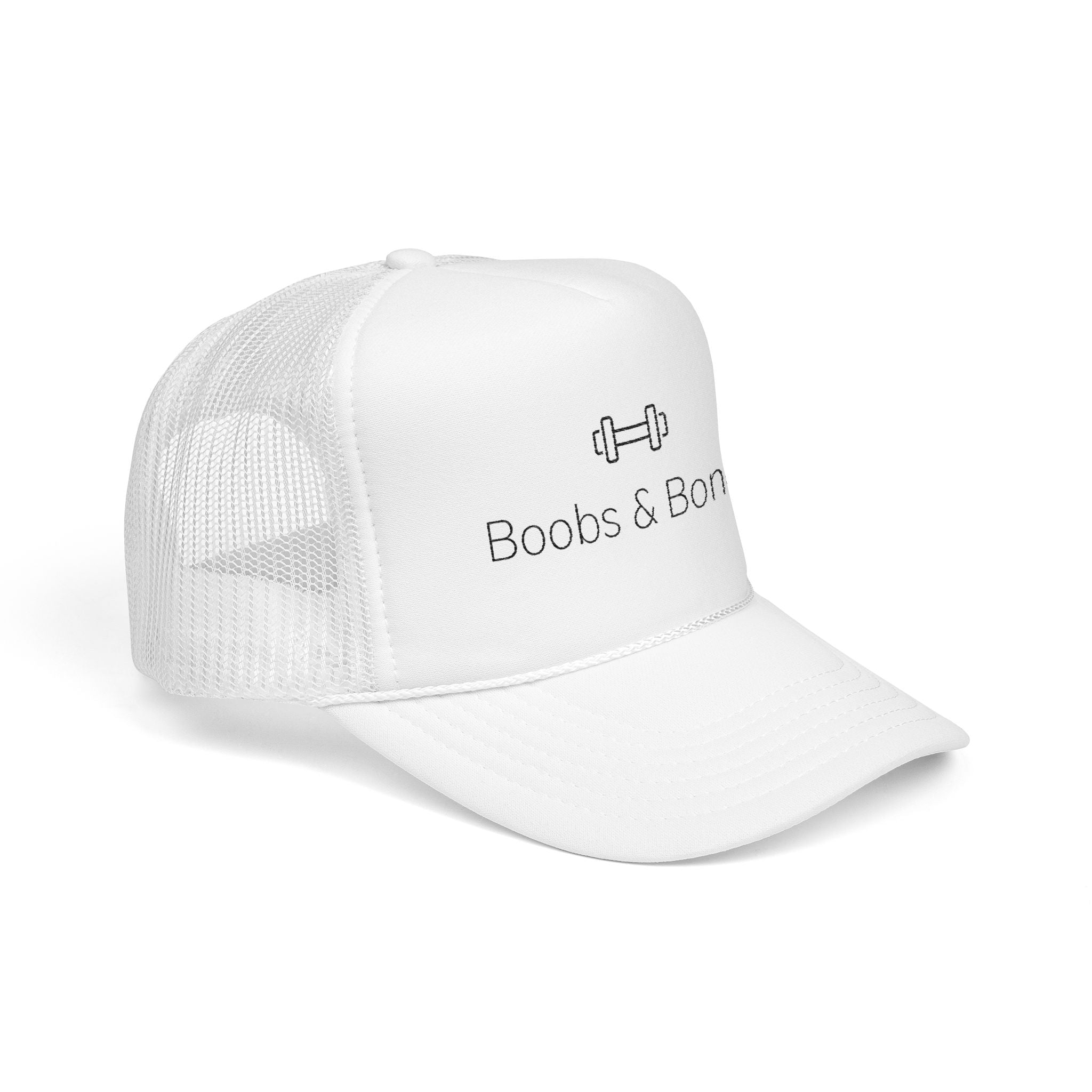 Boobs & Bones logo trucker hat