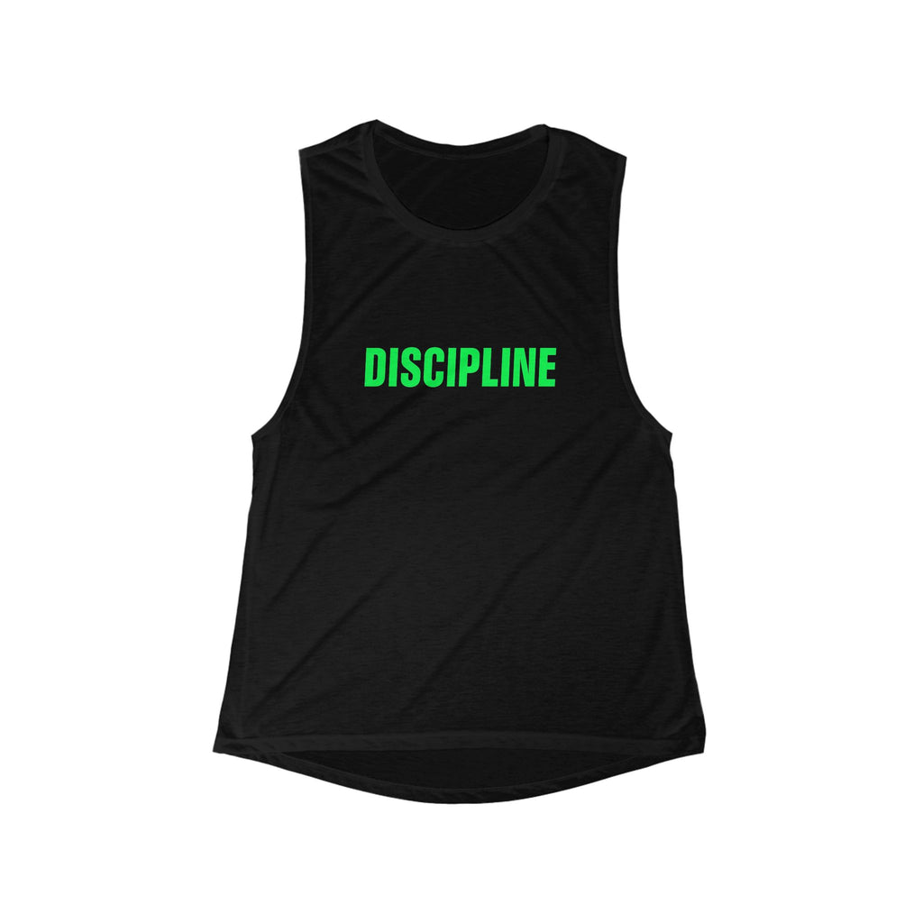 Muscle Tank, Gym Tank, Fitness Top, Sleeveless Shirt, Workout Tank, Trendy Women's Tank, DISCIPLINE