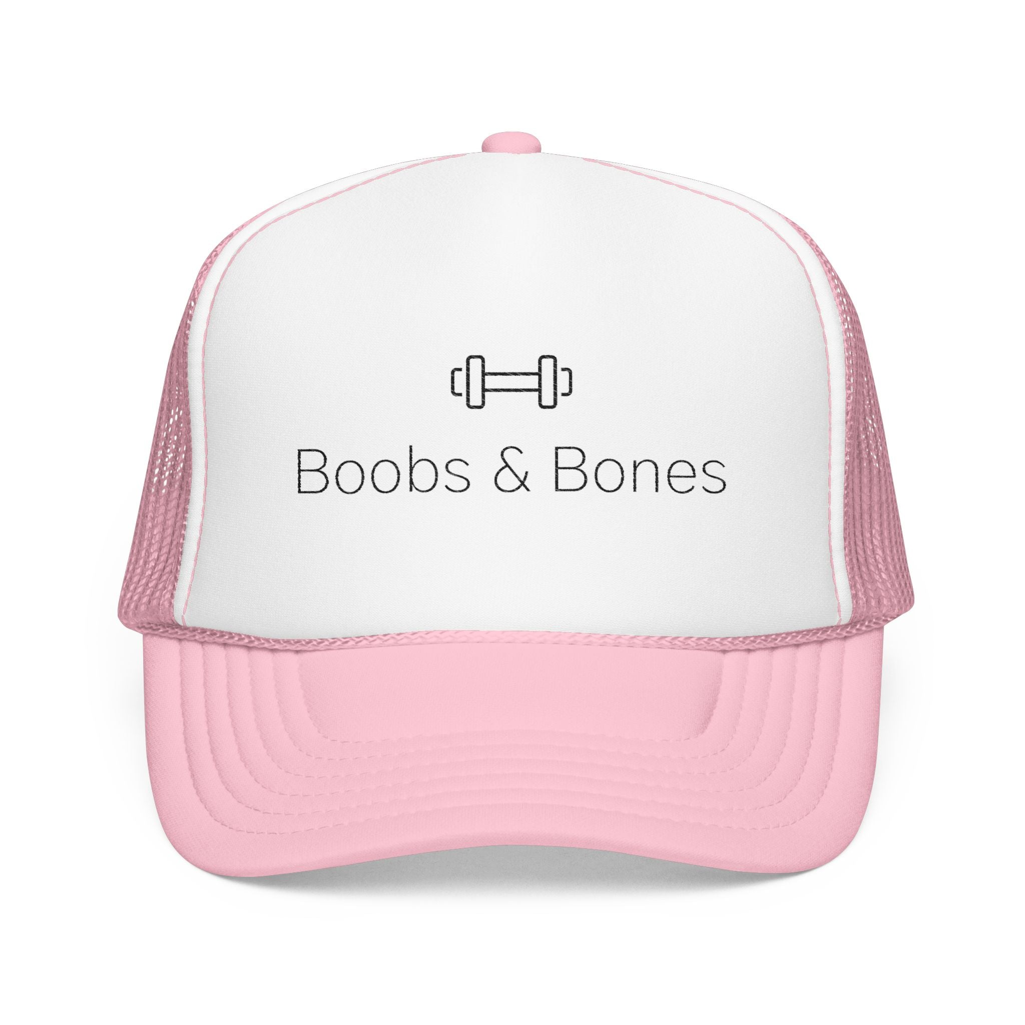 Boobs & Bones logo trucker hat