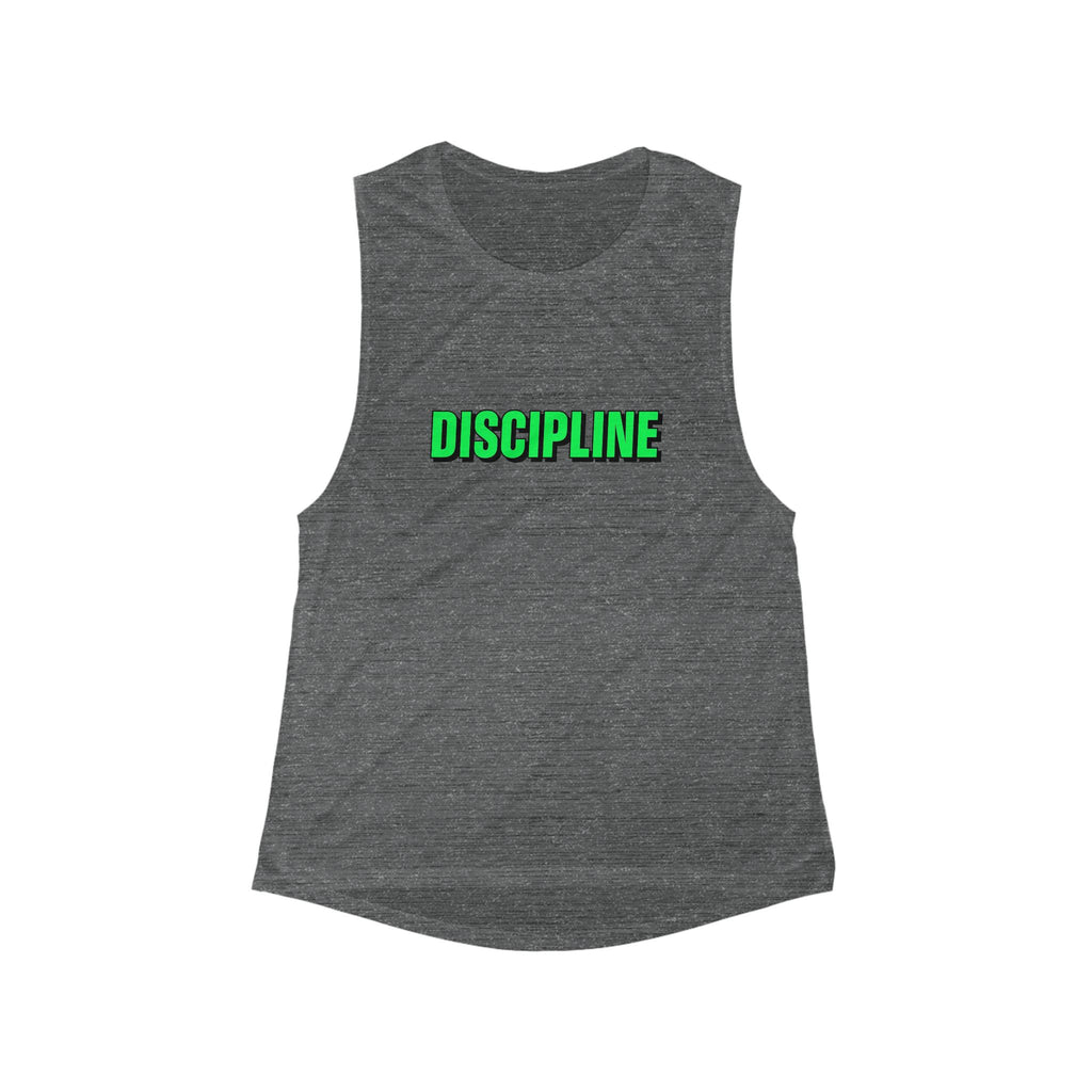 Muscle Tank, Gym Tank, Fitness Top, Sleeveless Shirt, Workout Tank, Trendy Women's Tank, DISCIPLINE