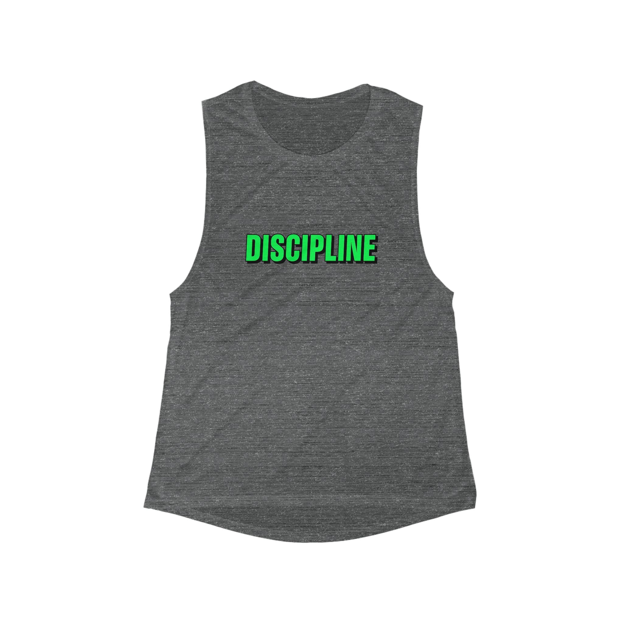Muscle Tank, Gym Tank, Fitness Top, Sleeveless Shirt, Workout Tank, Trendy Women's Tank, DISCIPLINE