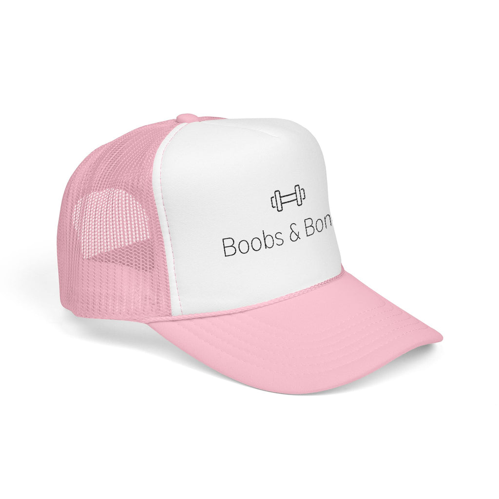 Boobs & Bones logo trucker hat